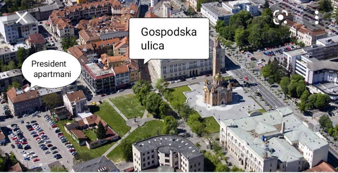 Apartmani President IV Banja Luka Esterno foto